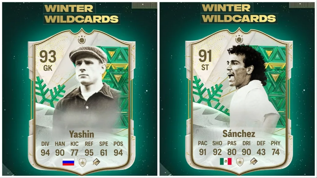 EA FC 24 leaks hint at Lev Yashin and Hugo Sanchez arriving as Winter Wildcards Icons