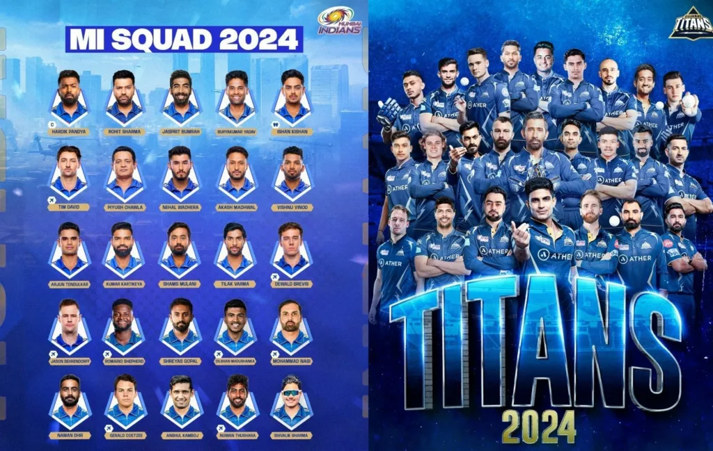 GT or MI – which team has the better IPL 2024 squad?