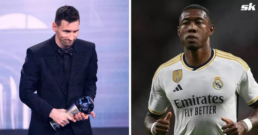 Real Madrid star David Alaba completely ignores Lionel Messi as he names 3 choices for 2023 FIFA The Best Men's Player award