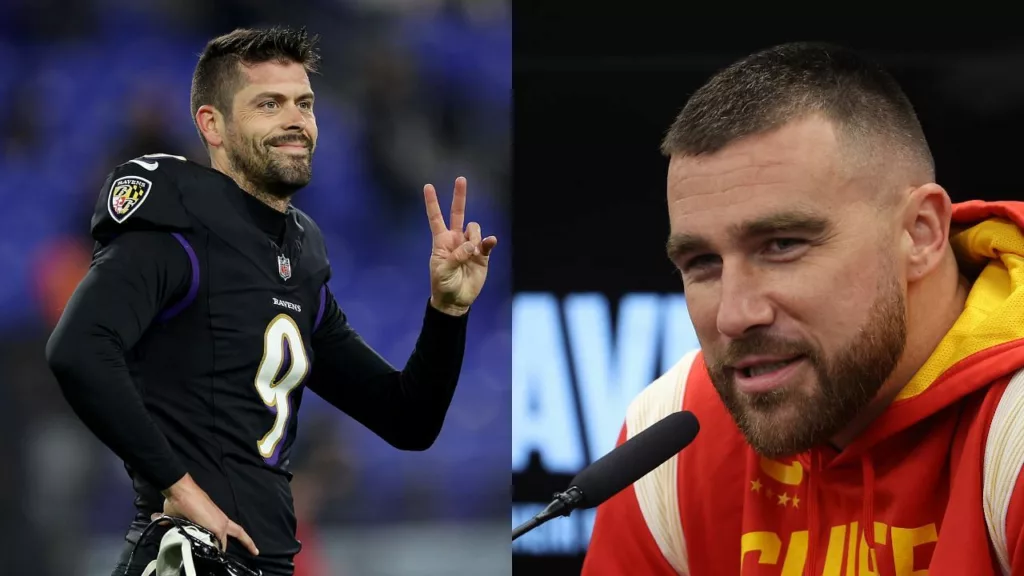 "If you're gonna be a d**k, I can one-up you every time": Travis Kelce hits back at Justin Tucker for viral pre-game moment involving Patrick Mahomes